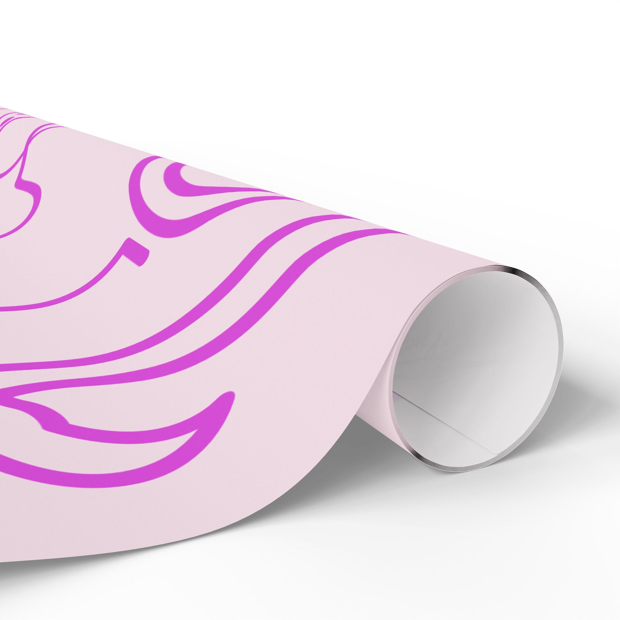 Flamingo Pattern Wrapping Paper — Pink Tropical Gift Wrap (Gloss or Matte)