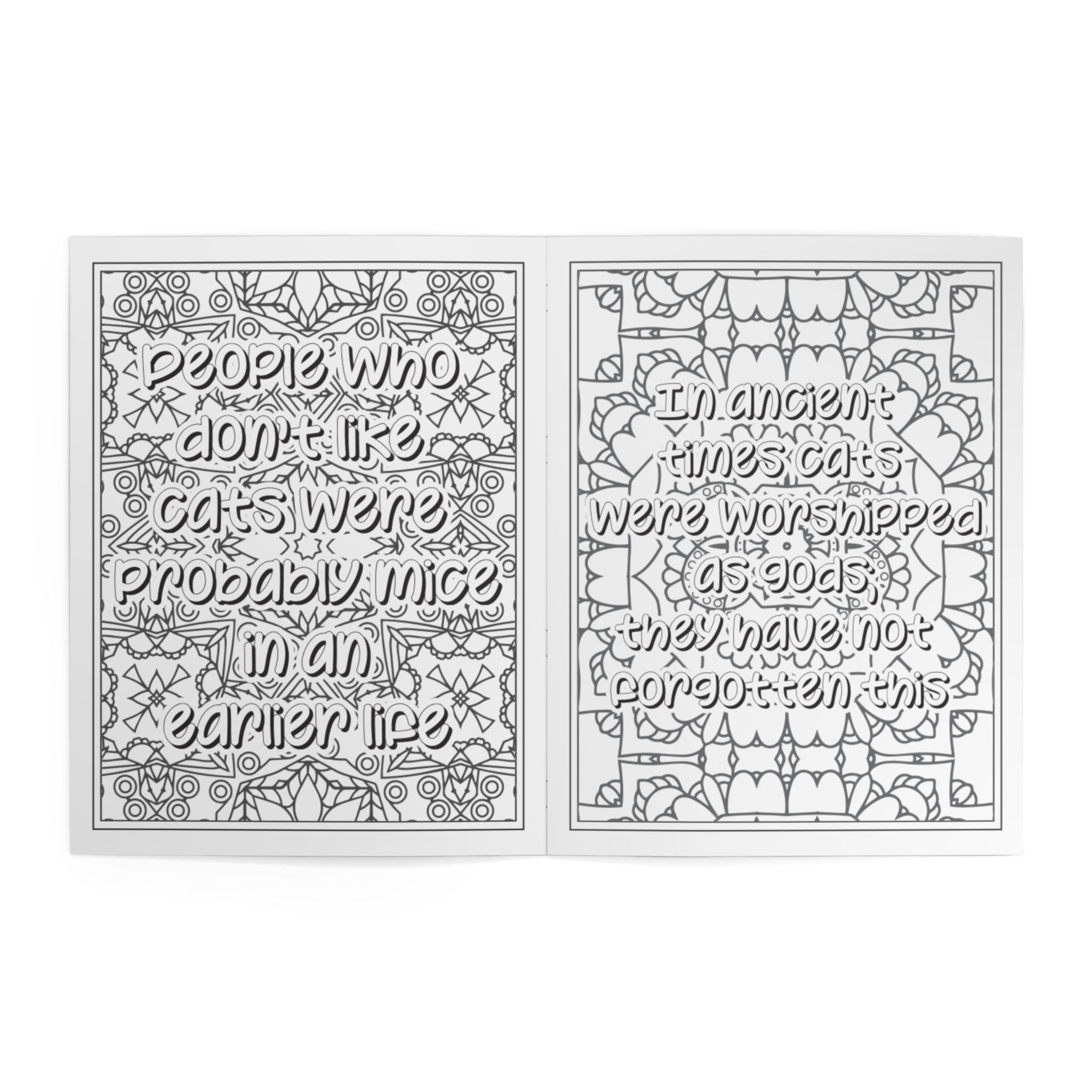 Find Your Calm: The "Catitude" Wellness Coloring Book
