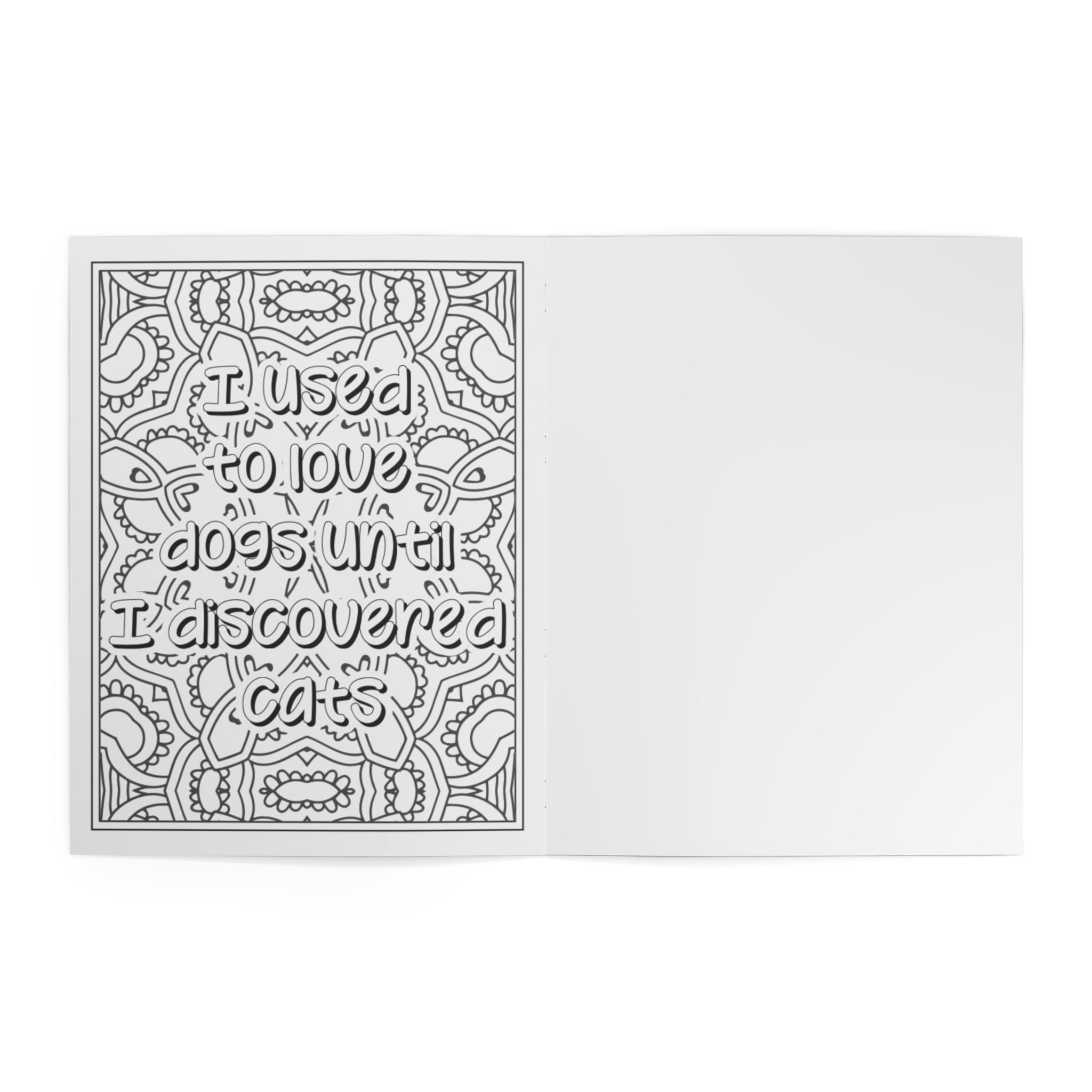 Find Your Calm: The "Catitude" Wellness Coloring Book
