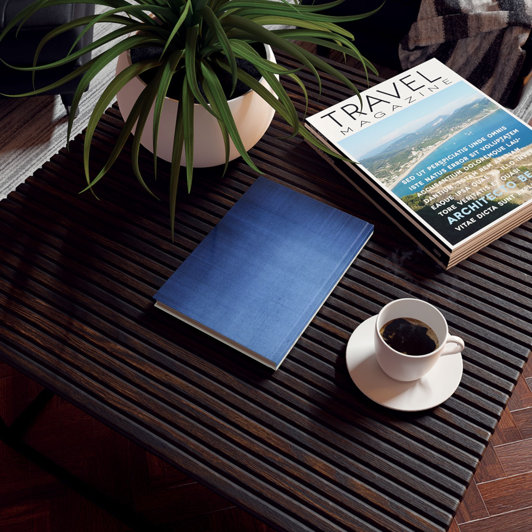 Coffee, Croissant & Sketches - Hardback Sketch Coffee BookJournal l