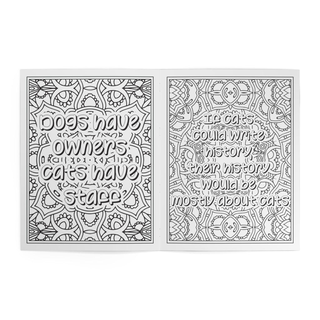 Find Your Calm: The "Catitude" Wellness Coloring Book