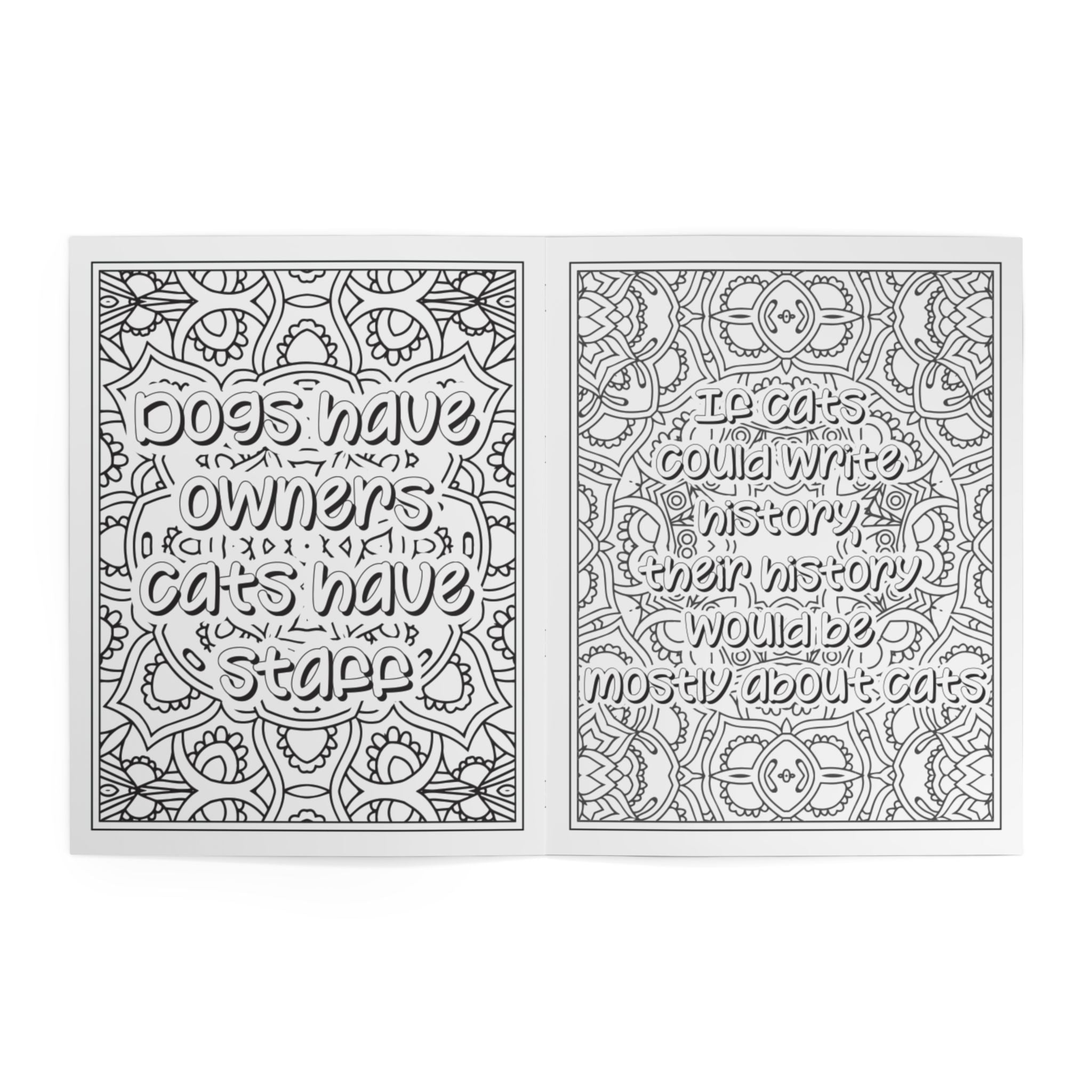 Find Your Calm: The "Catitude" Wellness Coloring Book