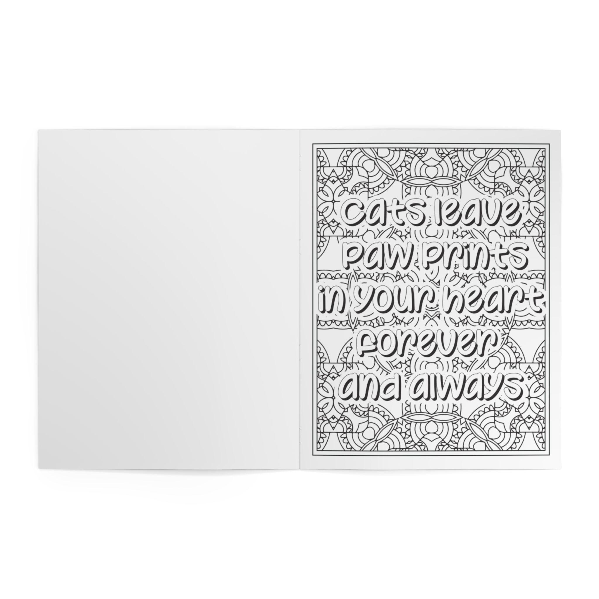 Find Your Calm: The "Catitude" Wellness Coloring Book
