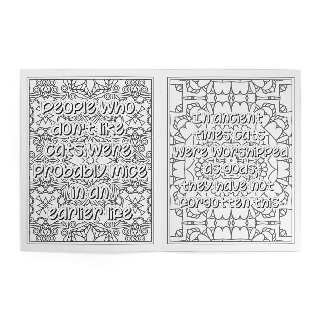 Find Your Calm: The "Catitude" Wellness Coloring Book