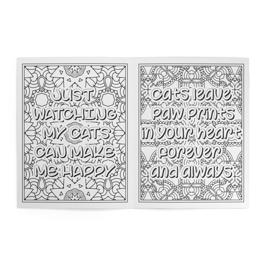 Find Your Calm: The "Catitude" Wellness Coloring Book