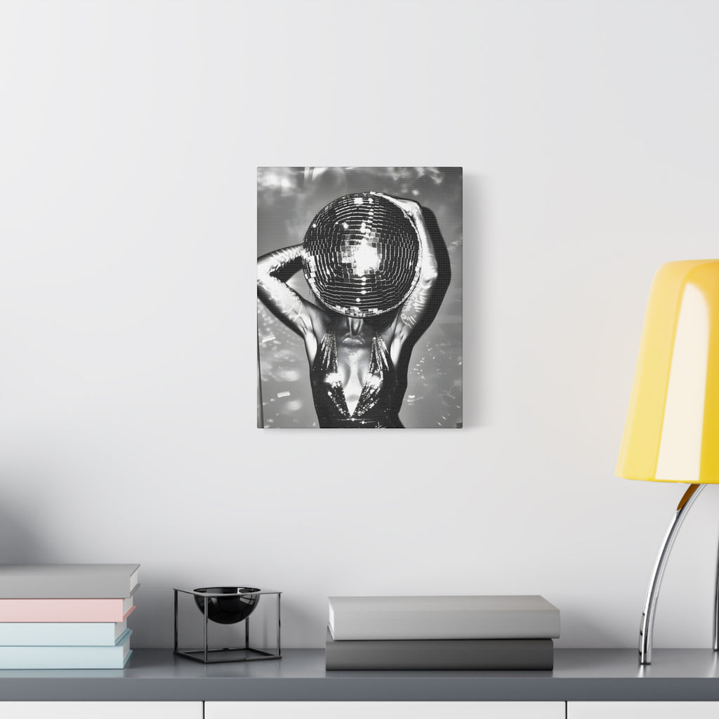 Disco Ball Canvas Wall Art – Glamorous Home Decor for Parties and Celebrations