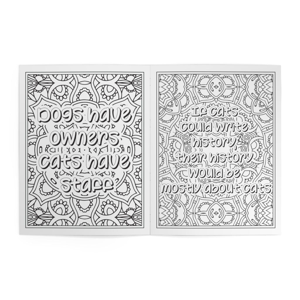 Find Your Calm: The "Catitude" Wellness Coloring Book