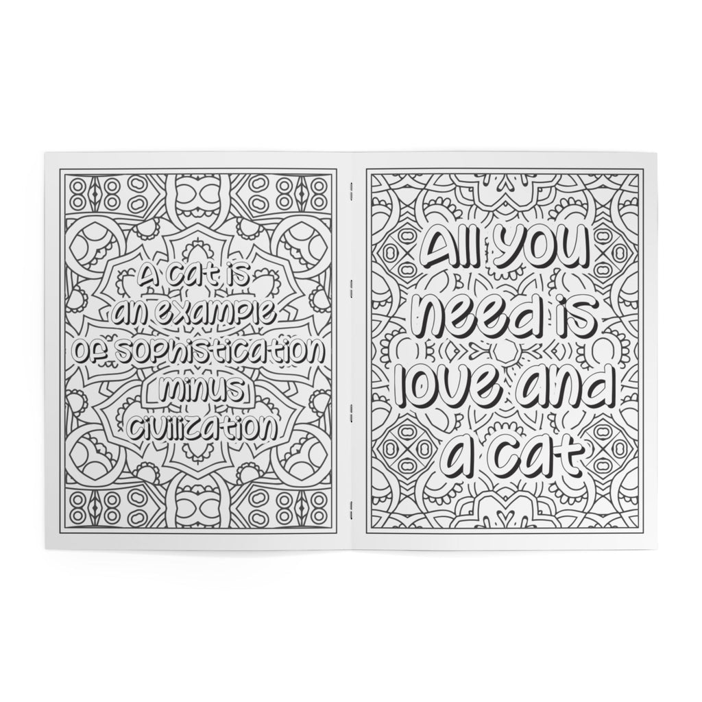 Find Your Calm: The "Catitude" Wellness Coloring Book