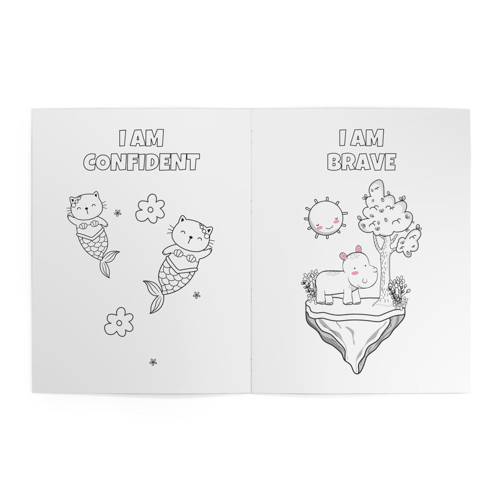 Coloring Book — "Color My Way to Confidence" Inspirational Coloring Book