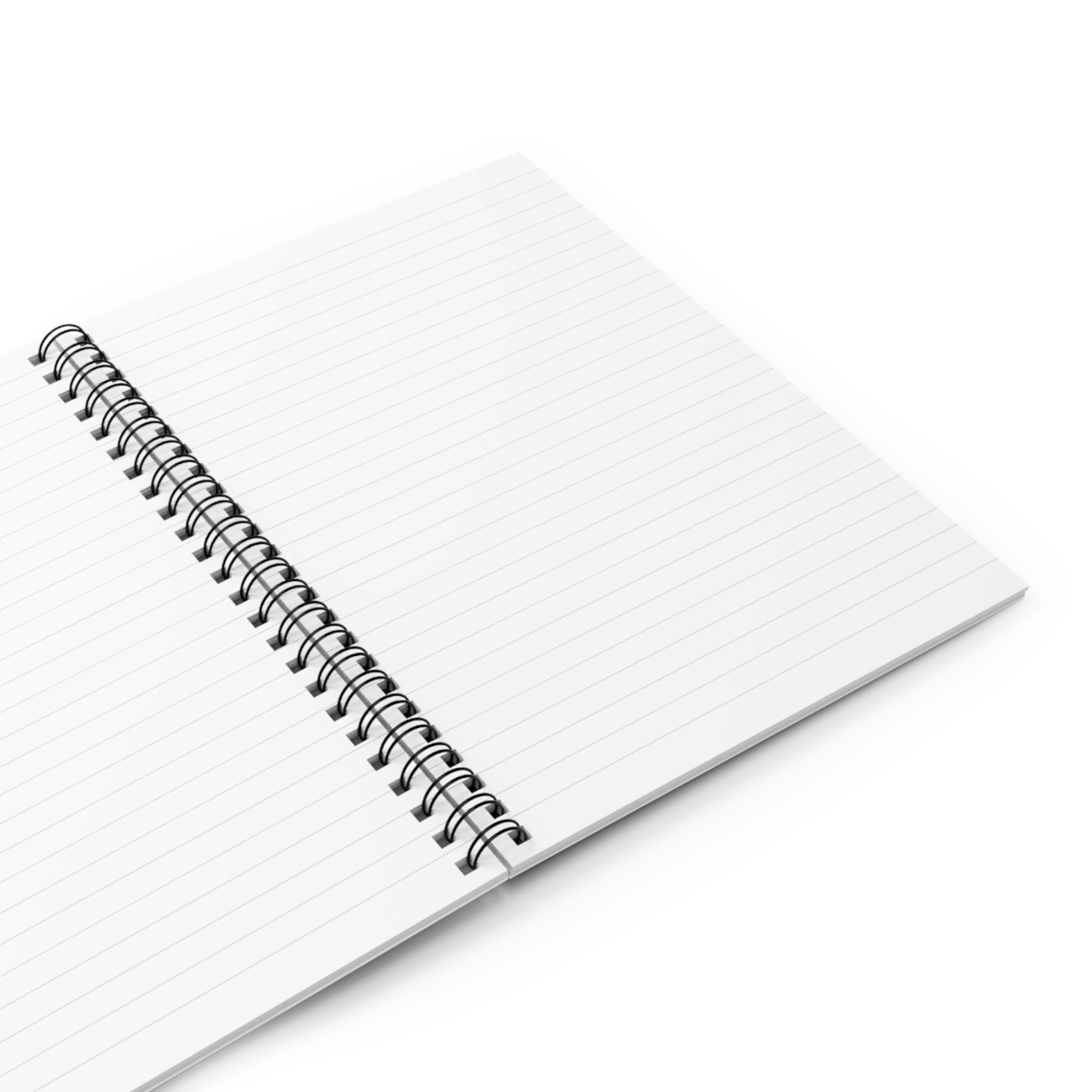 Mindfulness Spiral Notebook — Dandelion "Breathe In. Let Go." Ruled Journal, 6x8
