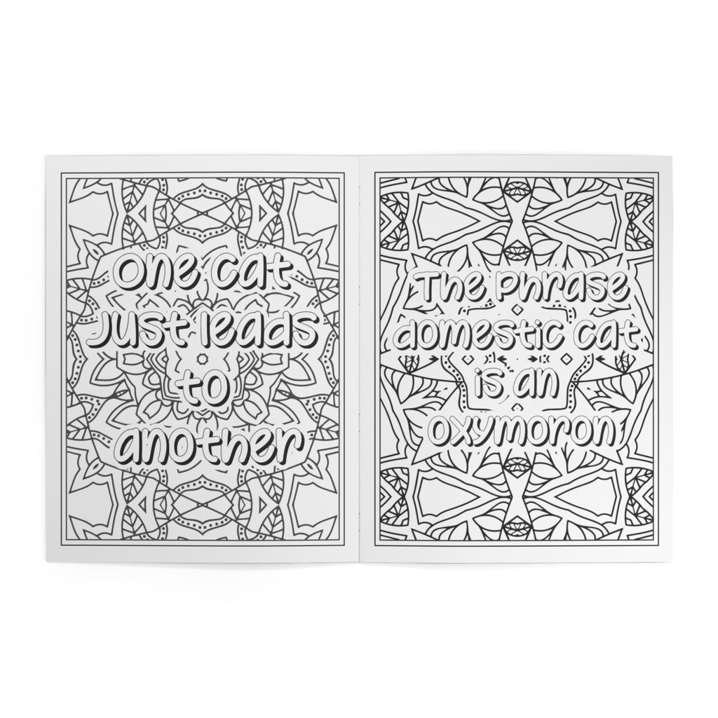 Find Your Calm: The "Catitude" Wellness Coloring Book