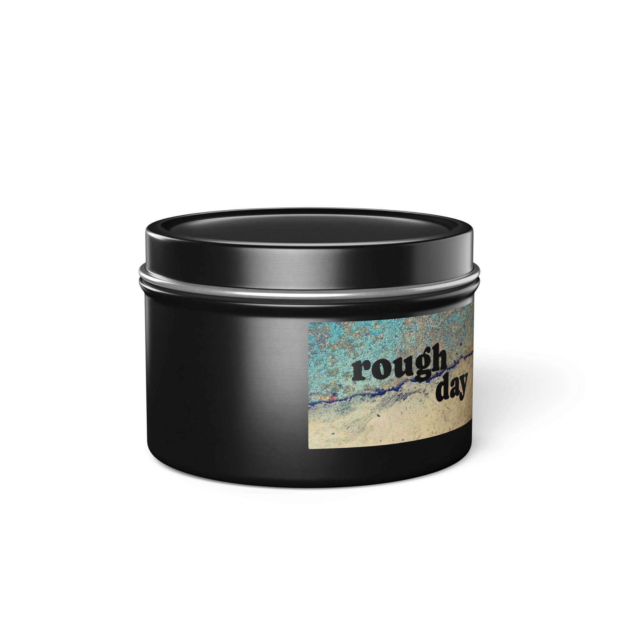 Rough Day Calm Down Scented Tin Candle - Hand-Poured Coconut-Soy Wax for Stress Relief & Mindful Self-Care Rituals