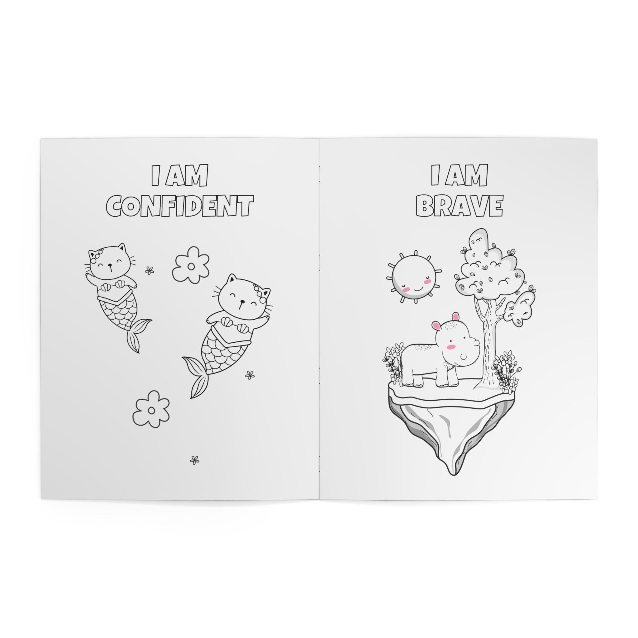 Coloring Book — "Color My Way to Confidence" Inspirational Coloring Book