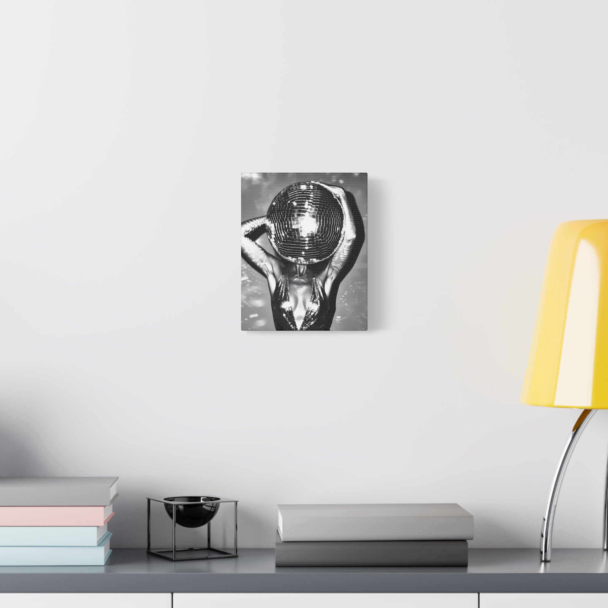 Disco Ball Canvas Wall Art – Glamorous Home Decor for Parties and Celebrations