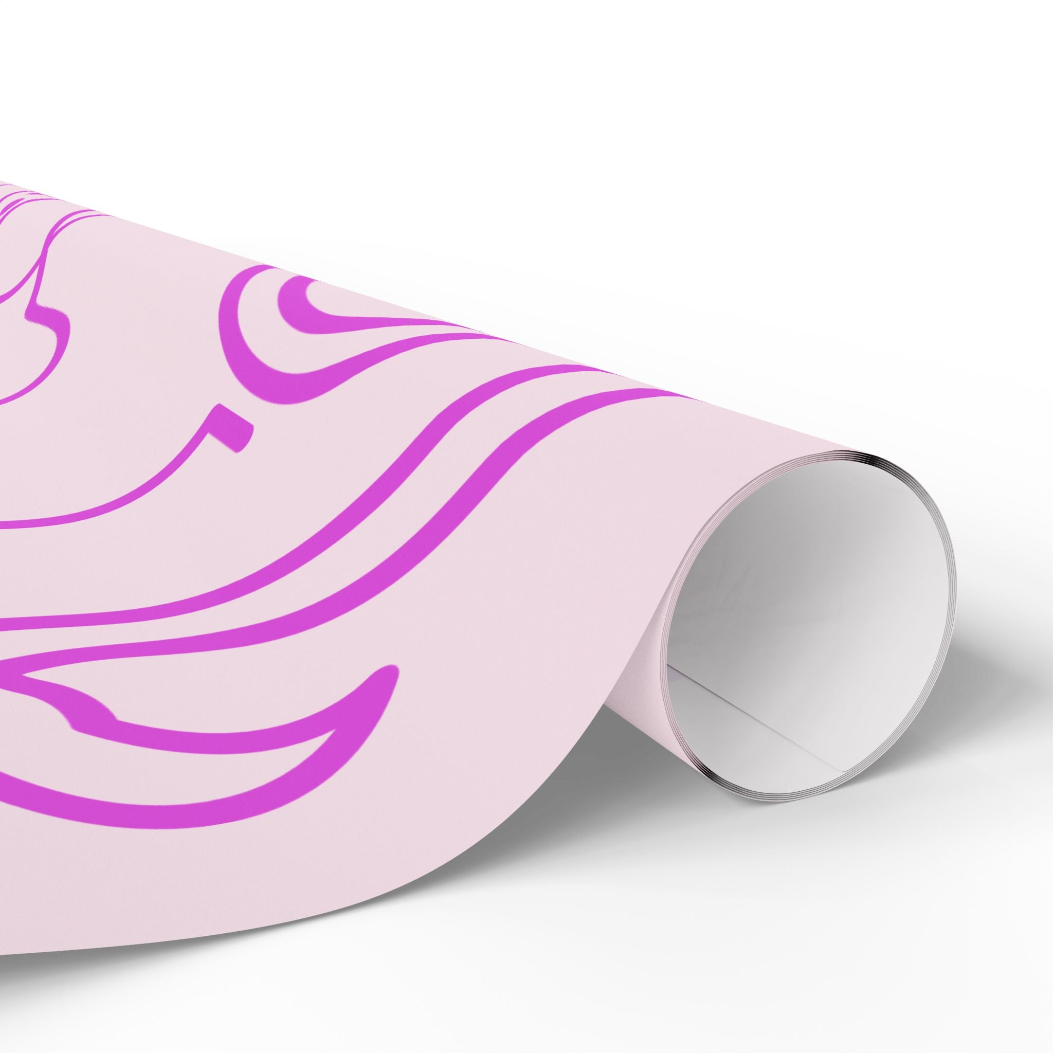 Flamingo Pattern Wrapping Paper — Pink Tropical Gift Wrap (Gloss or Matte)