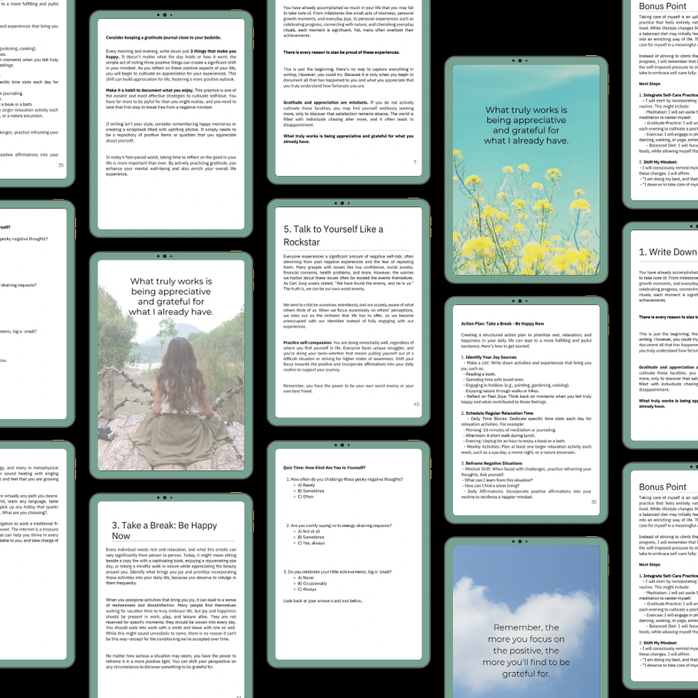 My Selfless Self-Love Companion Workbook